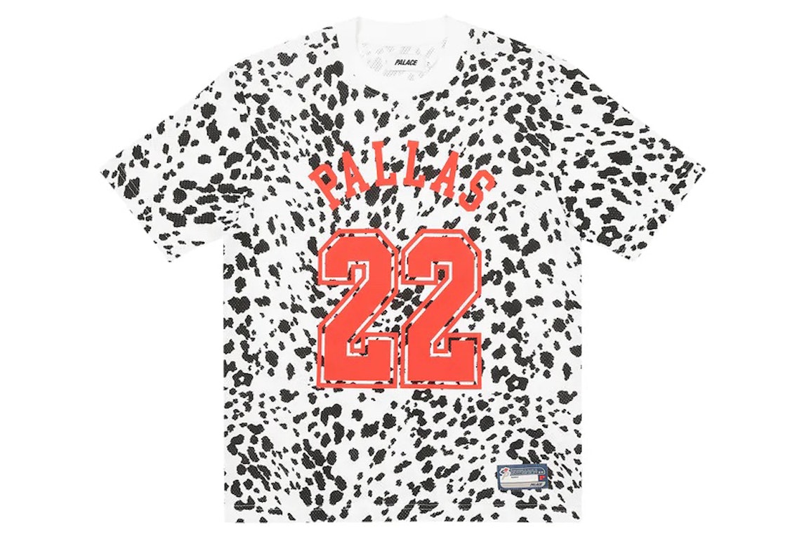 Pre-owned Palace Sports Mesh T-shirt Dalmation
