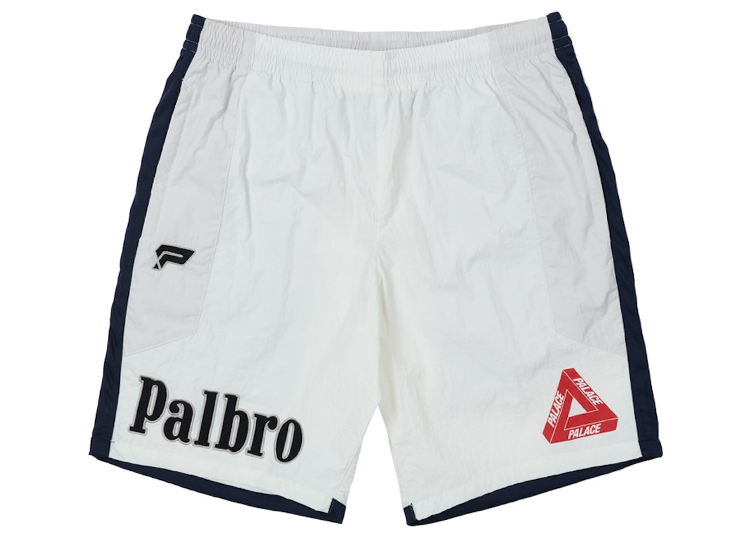 Pre-owned Palace Sports Shell Shorts White