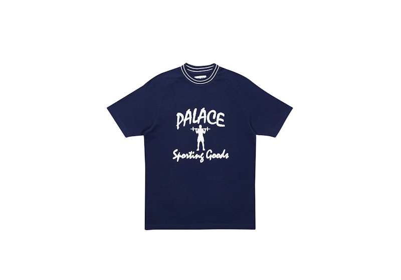 Pre-owned Palace Men's Sporty Breddas T-shirt In Navy Blue