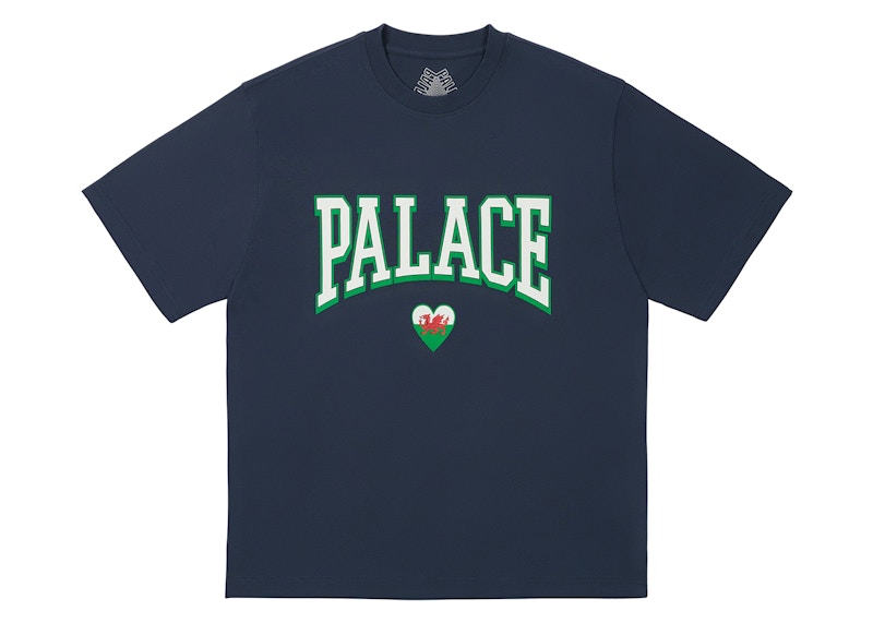 T Shirt Palace Squad Blu navy Uomo FW24 IT