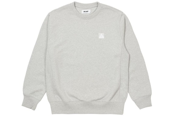 Palace Square Patch Crew Grey Marl