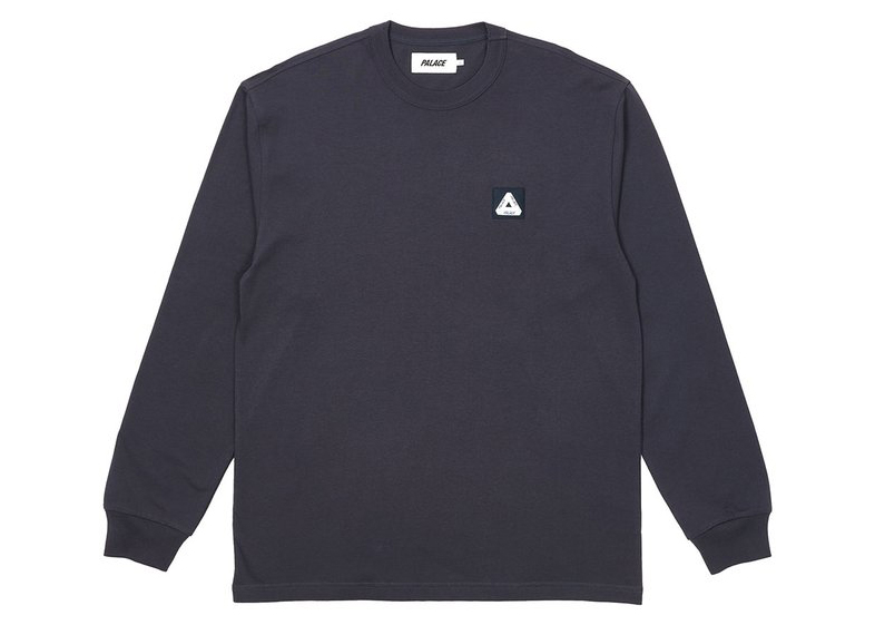 Palace Square Patch Longsleeve Navy Men's - SS21 - US