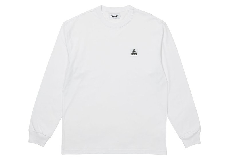 Palace Square Patch Longsleeve White Men's - SS21 - US