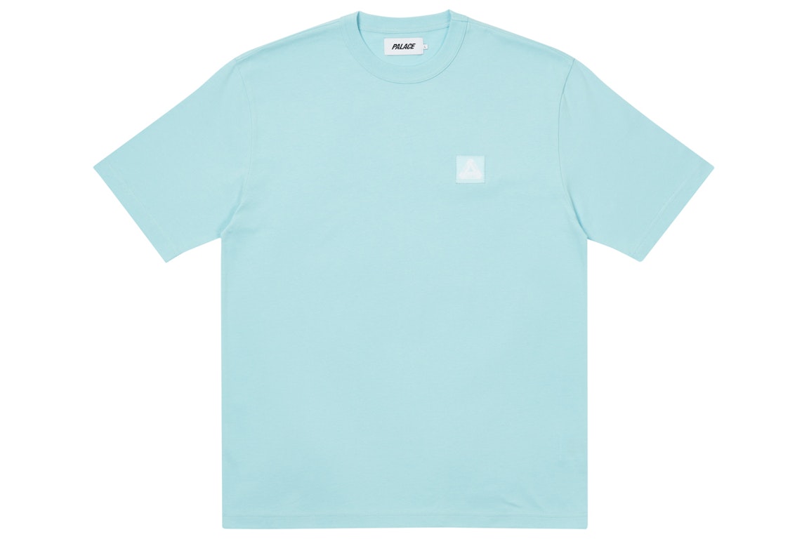 Pre-owned Palace Square Patch T-shirt Blue