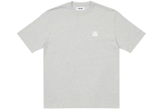 Palace Square Patch T-shirt Grey Marl