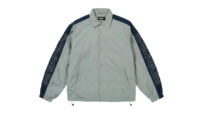 Palace Stacked Coach Jacket Grey