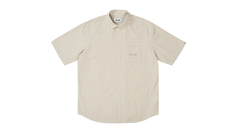 Palace Standard Check Shirt Tan