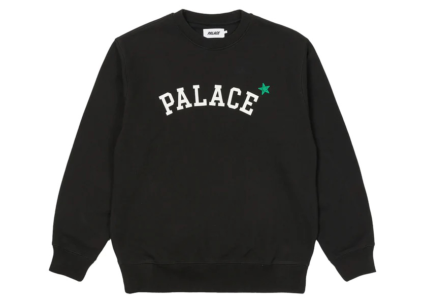 Palace Star Crew Black 男装- FW22 - CN