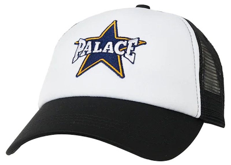 Palace Star Logo Trucker Black Men's - SS22 - US