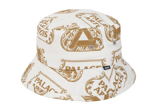Palace Stella Artois Bucket Hat White/Gold Men's - SS21 - US