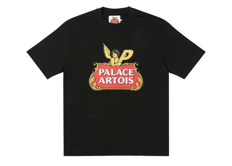 Palace Stella Artois Cartouche T-shirt Black Men's - SS21 - US