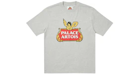 Palace Stella Artois Cartouche T-shirt Grey Marl