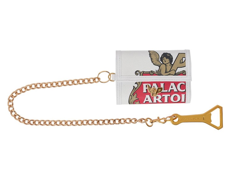 Palace Stella Artois Chain Wallet Cream