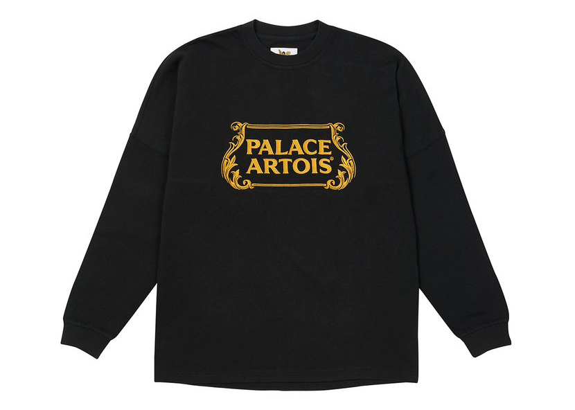 Palace Stella Artois Drop Shoulder Longsleeve Black