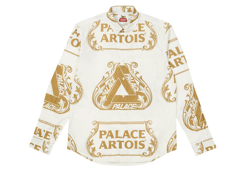 Palace Stella Artois Oxford Shirt White/Gold