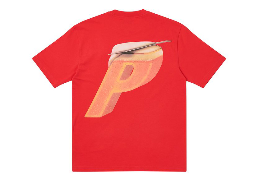 Palace Stella Artois P-Skim T-shirt Red メンズ - SS21 - JP