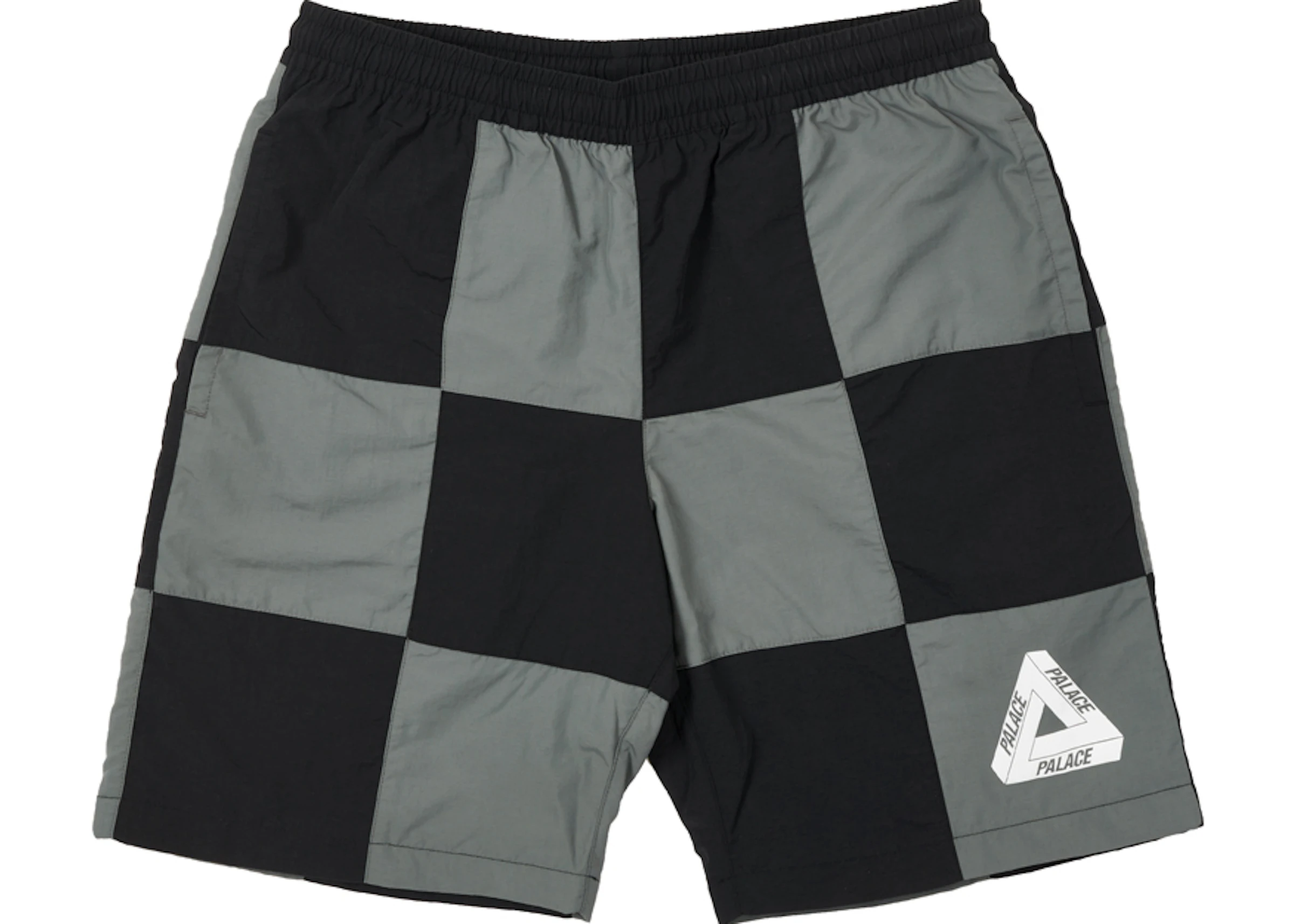 Palace Stitch Up Shell Shorts Black/Charcoal - SS21 - US