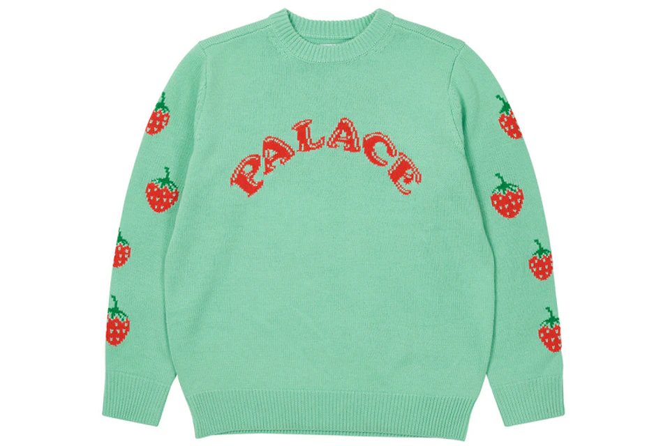 Palace Strawberry Knit Green