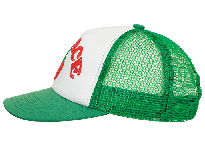 Palace Strawberry Trucker Hat Green