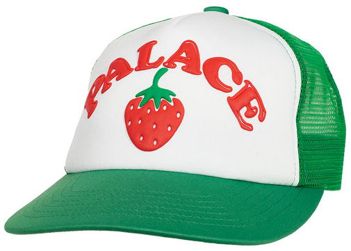 法人特価Palace Strawberry Trucker Hat Black キャップ