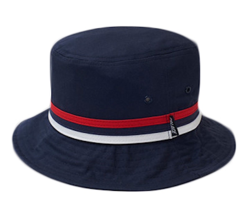 Palace Striped Bucket Hat Navy - SS15 - US