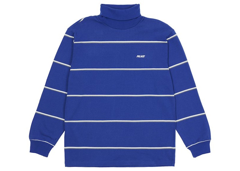 Striped hot sale turtleneck shirt