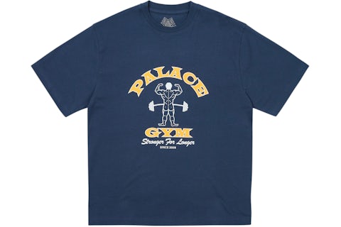 Palace Stronger For Longer T-Shirt Navy Men's SS25 US