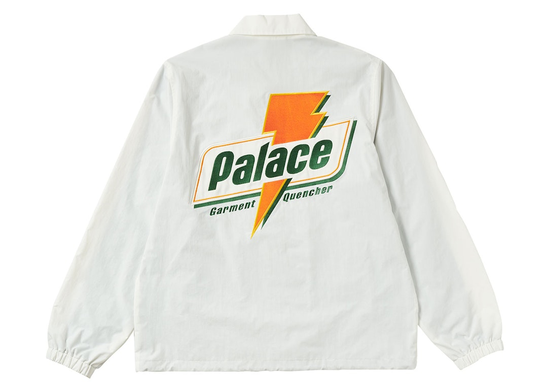 Pre-owned Palace Sugar Coach Jacket White