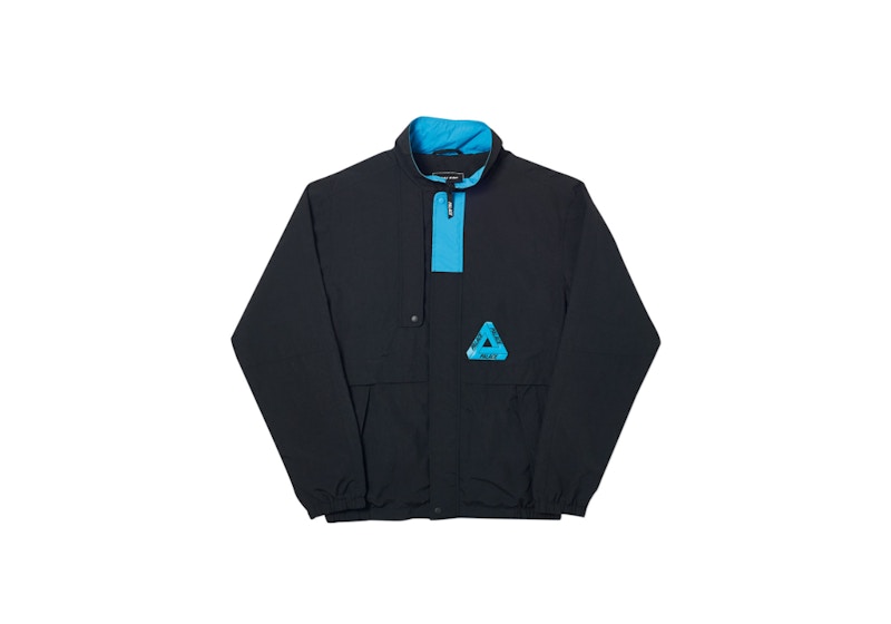 Palace Supplex Shell Jacket Black/Blue Men's - FW18 - US