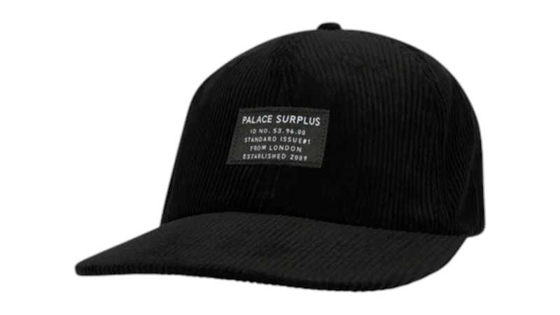 Palace Surplus Corduroy Pal Hat Black メンズ - SS25 - JP