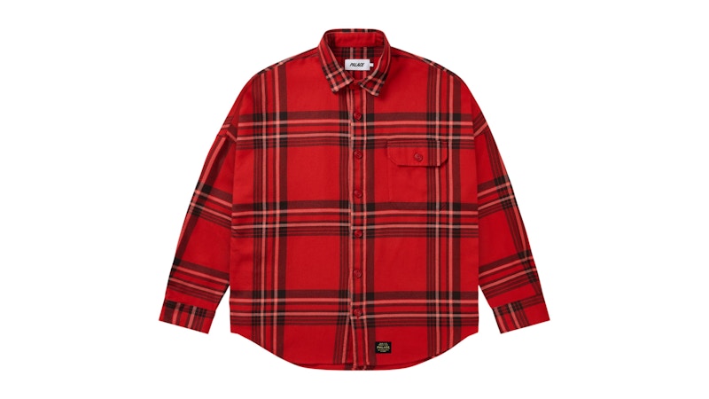 Palace Surplus Flannel Shirt Red