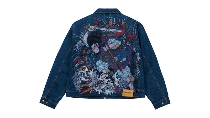 Palace Susanoo Denim Jacket Indigo Wash Men's - FW25 - US