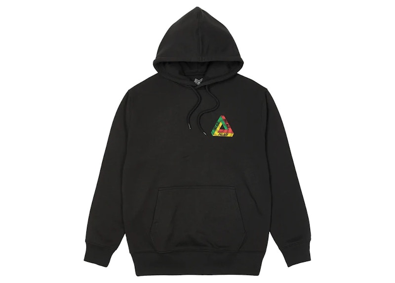 Palace Swirl Tri-Ferg Hood Black