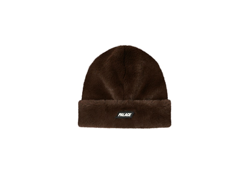 Palace Teddy Beanie Brown Men's - FW20 - GB