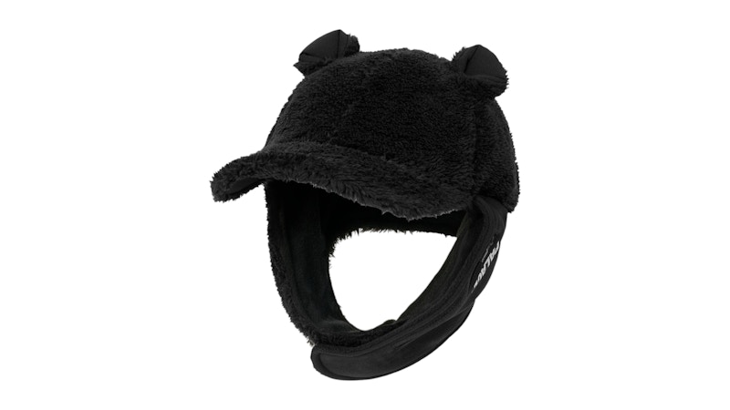 Palace Teddy Ears Earflapper Beanie Black Men's - SS26 - US