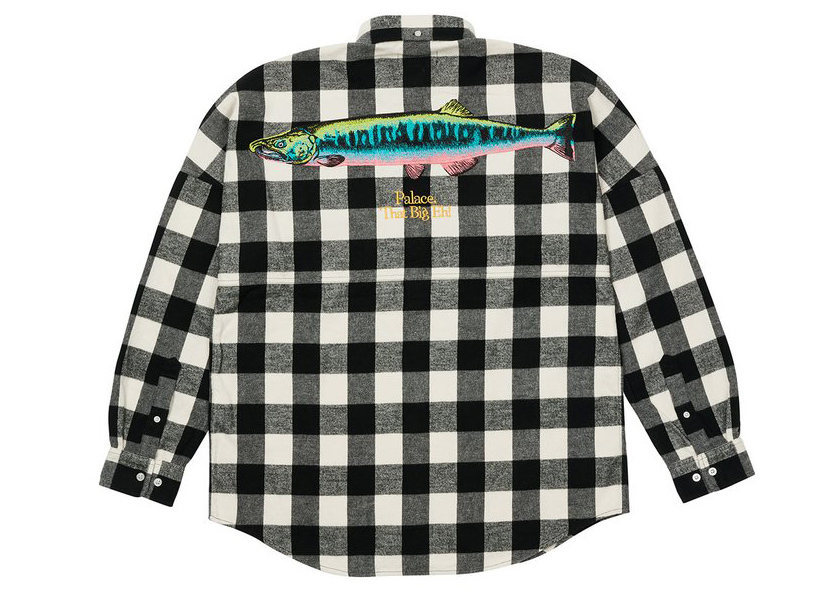 Palace That Big Eh Shell Shirt Black Check メンズ - SS21 - JP