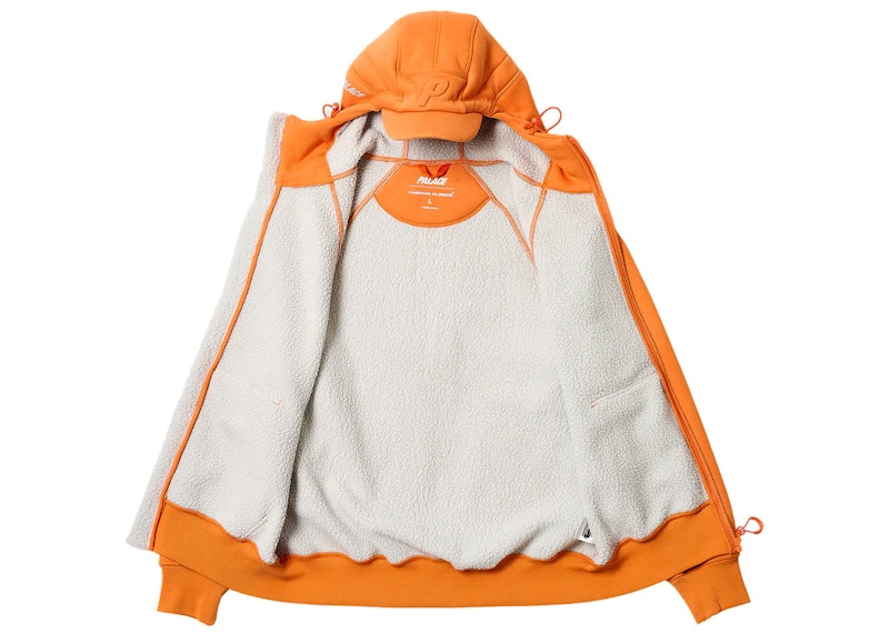 Palace Thermal Bonded Cap Hood Tiger Orange Men's - FW23 - US