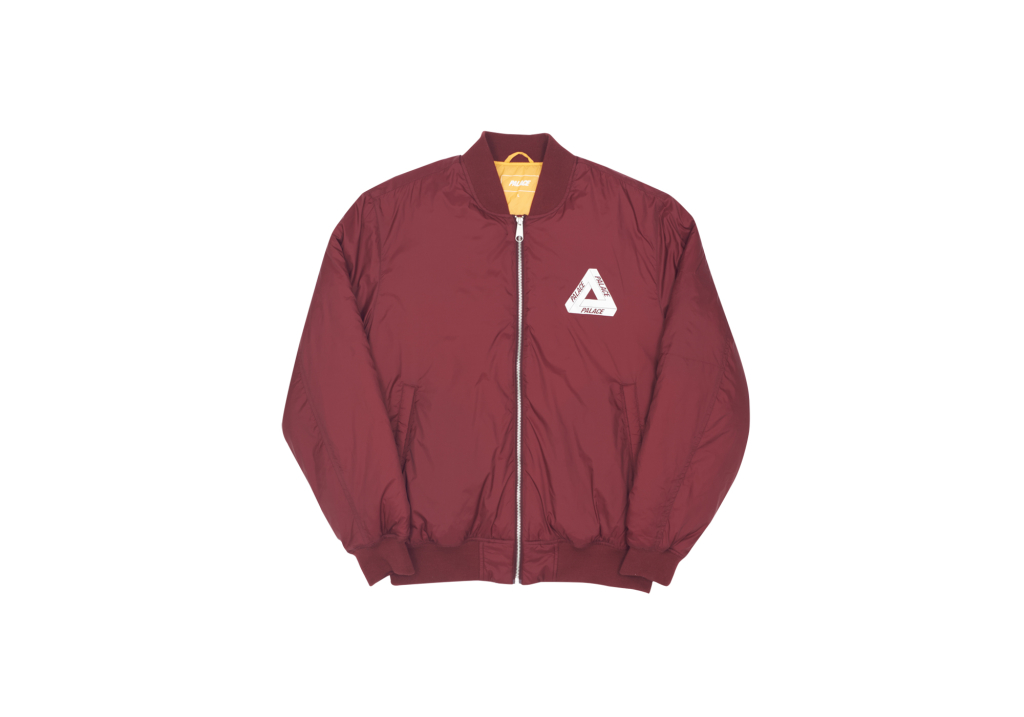 Palace Thinsulate Bomber Jacket Cordovan Men's - Winter 2015 - US