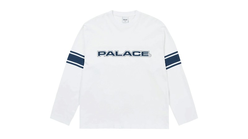 Palace Touchdown Longsleeve White