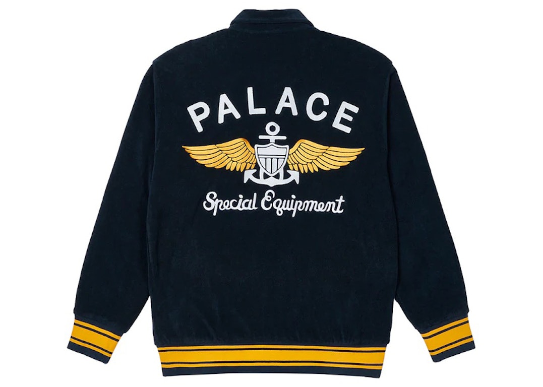 Pre-owned Palace Towelling Jacket Navy