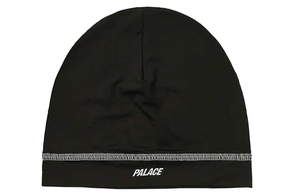 Pre-owned Palace Trail Runner Nein Cuff Beanie Black