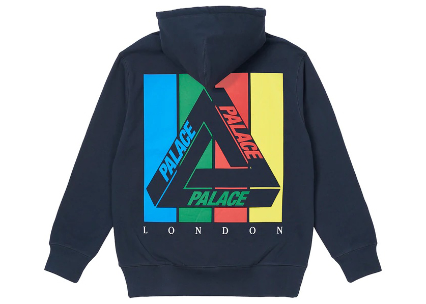 Palace Tre-Emb Hood Navy Men's - SS22 - GB