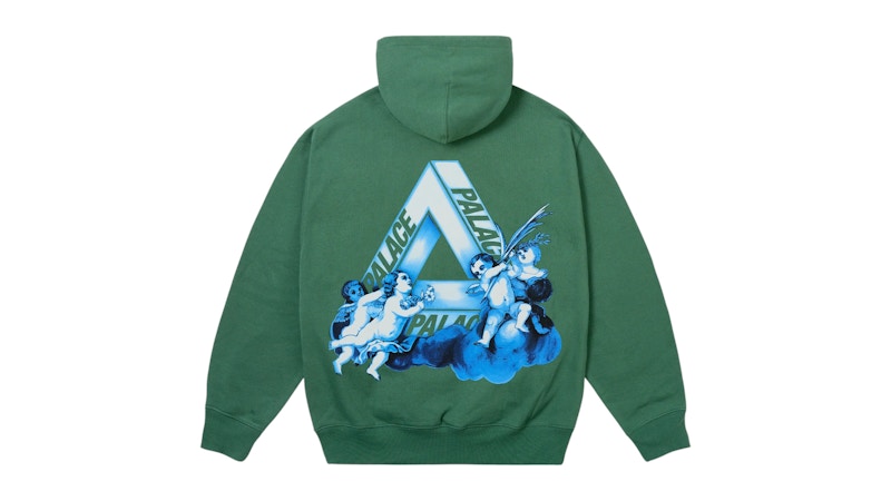 Palace Tri-Angelic Hood Racey Green Men's - FW25 - US