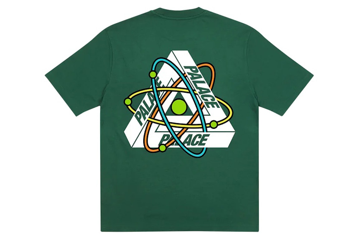 Pre-owned Palace Tri-atom T-shirt Green