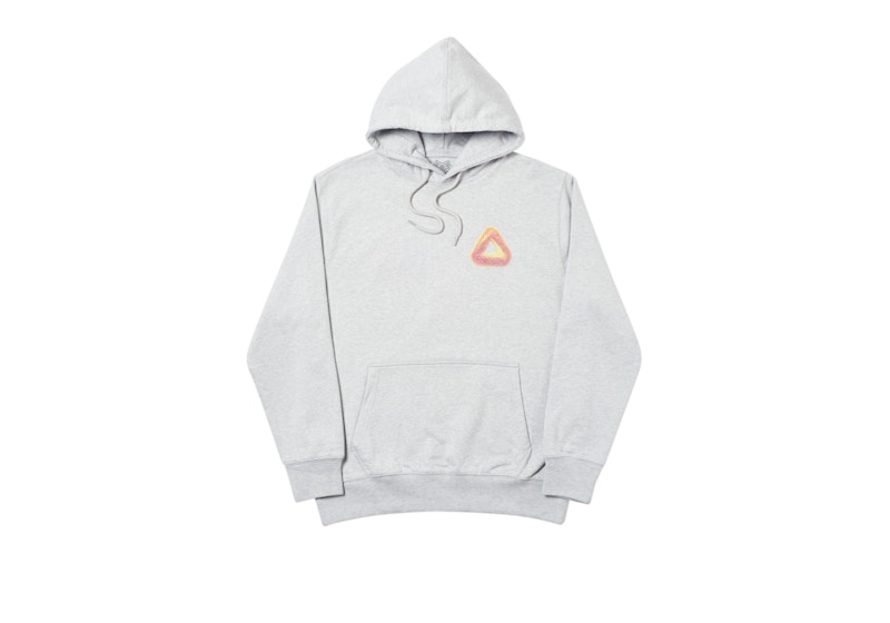 Palace TRI-CHENILLE HOOD GRAY MARL