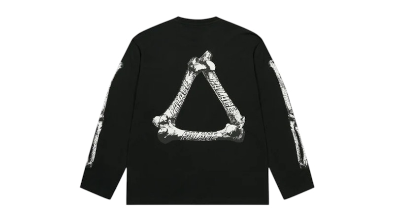 黒L palace TRI-BONE longsleeve black ロンT Palace Tri-Bone Longsleeve Black Men's - FW25 - US