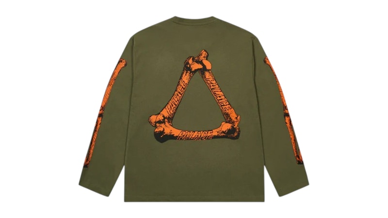 Palace Tri-Bone Longsleeve The Deep Green Men's - FW25 - GB
