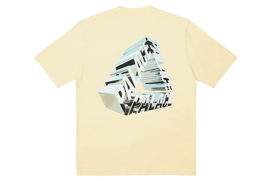 Pre-owned Palace Tri-chrome T-shirt Mellow Yellow