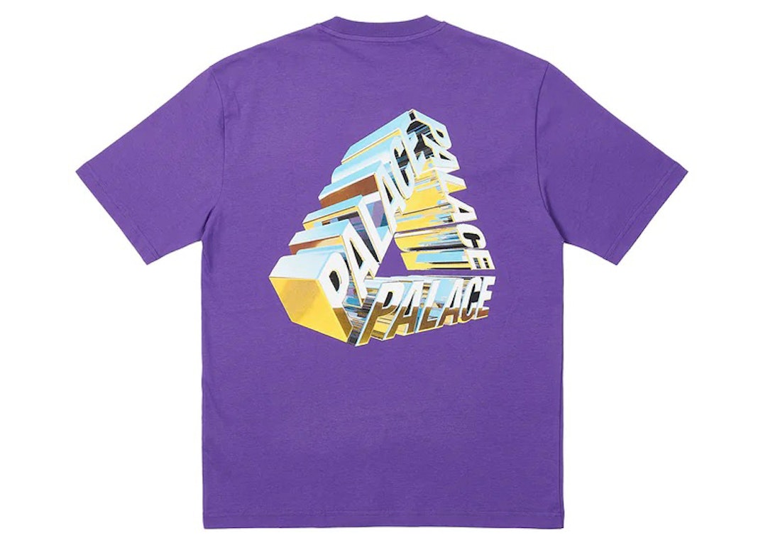 Pre-owned Palace Tri-chrome T-shirt Regal Purple