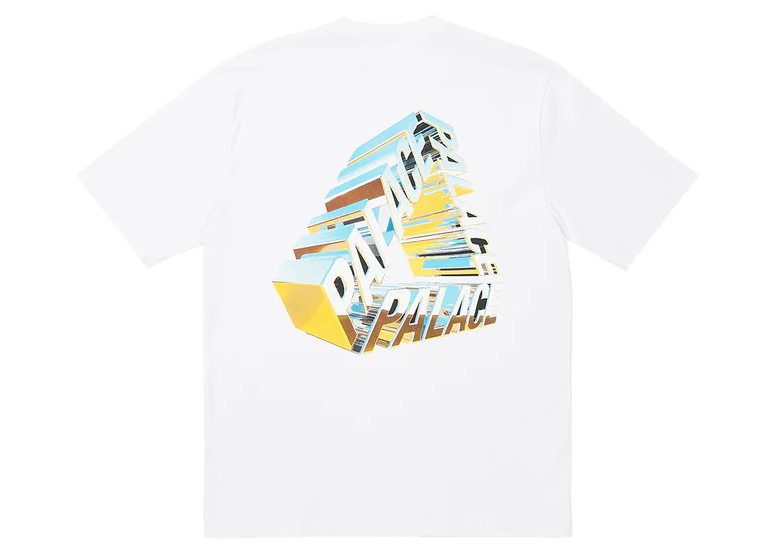 Palace Tri-Chrome T-shirt White Men's - SS23 - US